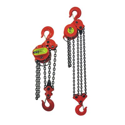 China Machinery Repair Shops 3 Ton Long Chain Manual Chain Hoist Chain Block HS-VT for sale