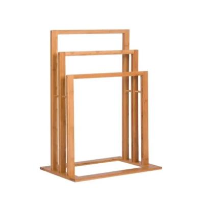 China Heater Modern Cheap Price 3 Tier Bathroom Bamboo Towel Rack for sale