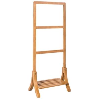 China Heater Good Quality 3 Tier Bamboo Bathroom Towel Rack for sale