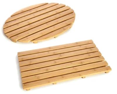 China Safe And Cheap Price Bathroom Non Slip Floor Mat Sustainable Bamboo Floor Mat for sale