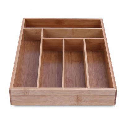 China Minimalist bamboo knife drawer for kitchenware for sale