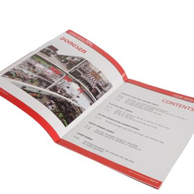 China High End Eco - Friendly Wholesale A4 Saddle Color Brochure Booklet Quilting Printing for sale