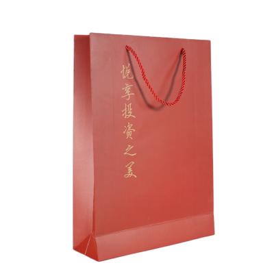 China Recyclable Paper Bag Tote Bags Small Kraft Paper Bag for sale