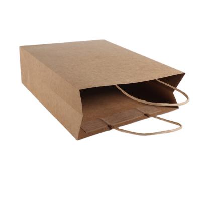 China Recycled Materials Customized Wholesale Recycled Paper Bags Kraft Paper Bags Kraft Paper Bag for sale