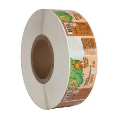 China Stylish Waterproof Clean Logo Labels Self Adhesive Roll StickerPrinting Customized for sale