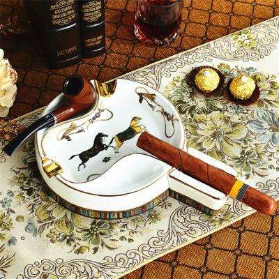 China Sustainable Ashtray Smoking Pipe Rolling Tray Set Pipe Ashtray For Tobacco Pipe for sale