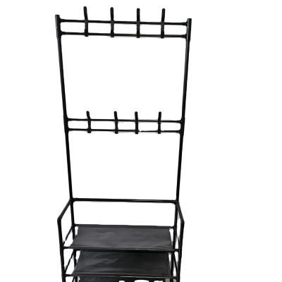 China Hot Sale ModernHome Furniture Metal Shoe Rack Designs Adjustable Durable (Height) for sale