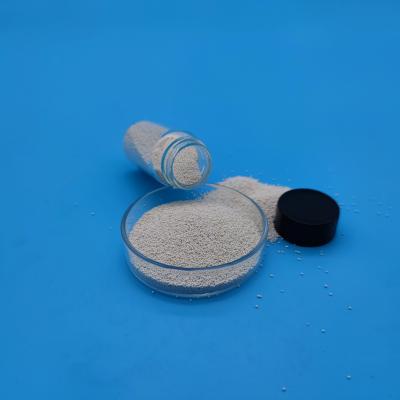 China Recyclable Zirconium Silicate Ball 7.5 Mohs Hardness Z600 Ceramic Cleaning Media for sale