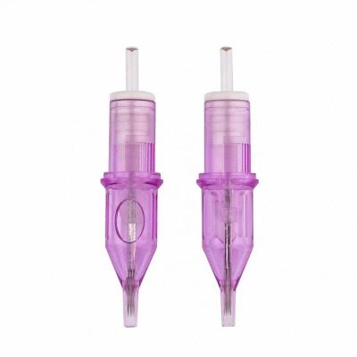 China Permanent Disposable Permanent Makeup For Machine Pen Grip Cartridges 10pcs Liner Silicone Tattoo Needles Cartridge Needle for sale