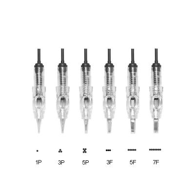 China Permanent Disposable Medical Easy Click Tattoo Needle Cartridges 1r 3r UGP Micro Needle For 600d-g Cordless Tattoo Machine for sale