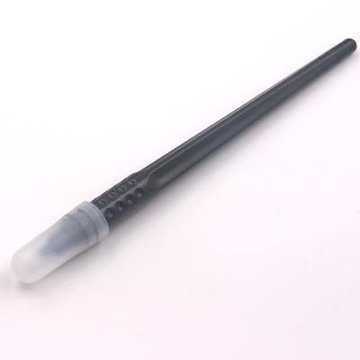 China Newest Disposable Permanent Makeup Black DIY Tools Permanent With Blades Manual Microblads Pen for sale