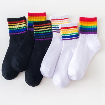 China Sustainable Spring Crew Socks Spring Sports Socks Spring Lesbian Socks for sale