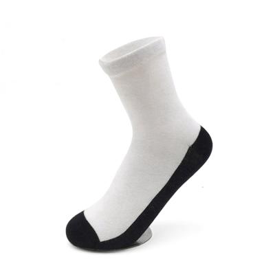 China HC-I-0865 Viable White With Bottom Black Sole Black Socks Black Socks White Bottoms for sale