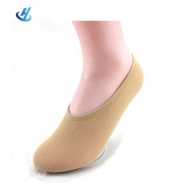 China HC-CWB001 Lady Viable Nylon Foot Socks Women Skin Color Invisible Socks for sale