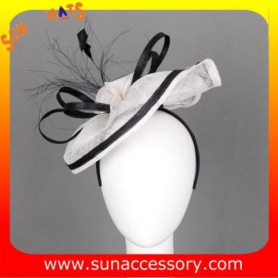 China 0911 fashion  sinamay  hair fascinators caps for ladies  ,Fancy Sinamay fascinator  from Sun Accessory for sale