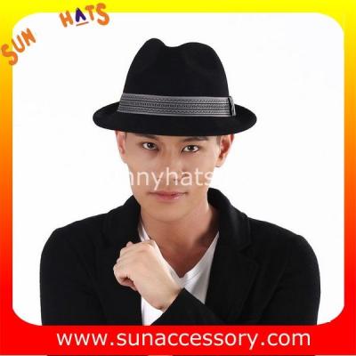 China 4190379 Sun Accessory customized  winner  fashion wool felt fedora  hats,unisex hats and caps wholesaling for sale