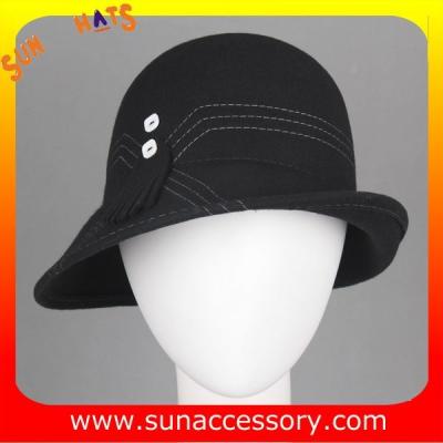 China 4890823 Sun Accessory customized  winner  fashion 100% wool felt clothe  hats,women hats and caps wholesaling for sale