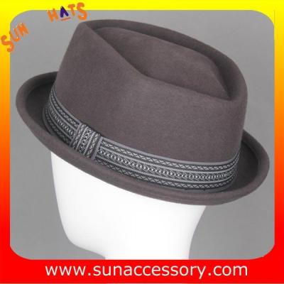 China 5480380 Sun Accessory customized  winner  fashion 100% wool felt hats, men hats and caps wholesaling for sale