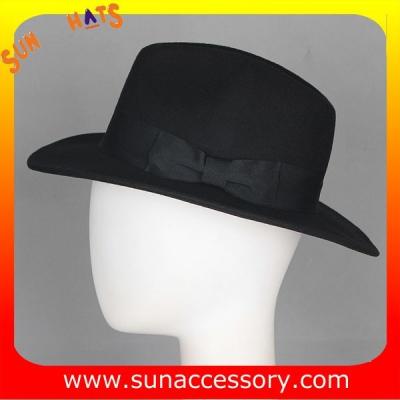 China T0061197 Sun Accessory customized  winner  fashion 100% wool felt fedora hats, unisex hats and caps wholesaling for sale