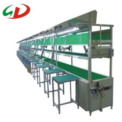 China SD Belt Conveyor LED Assembly Line SMT PCB PCBA 1 Year Warranty 100W Online Support Te koop