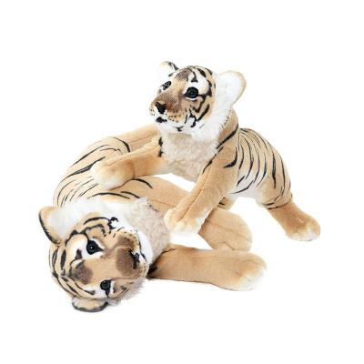 China Realistic Tiger Stuffed Animals Plush Tiger Toys Soft Stuffed Animal Toys for sale