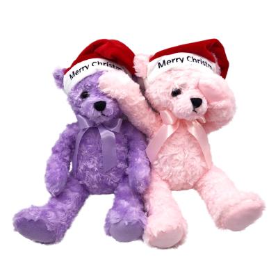 China Original Christmas Teddy Bear Soft Plush Toy OEM Design for sale