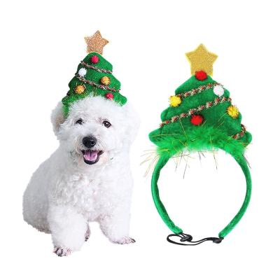 China Viable Christmas Decoration Cute Dog Cat Pet Party Clothes Pet Hat for sale