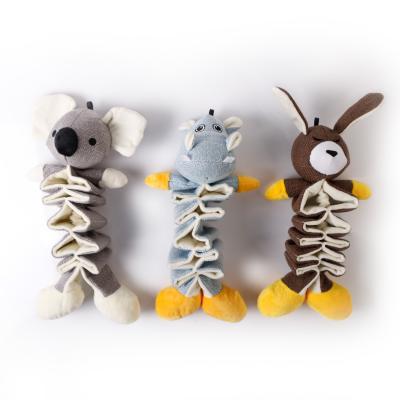 China Stocked factory sells high quality plush toys with fun squeaks rubbery pet toys for sale