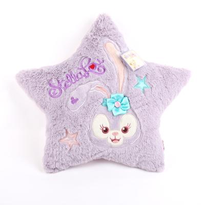 China Wholesale Cute Animal Anti-static 45X45cm Cute Animal Super Soft Plush Mocking Baby Headrest Shape Decorative Pillow for sale