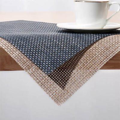 China Durable Washable Outdoor Waterproof PVC Dining Mat Table Placemats for sale