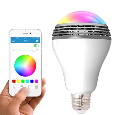 China Speaker Smart LED Lamp Music Light Bulb with Updated Remote Control for sale