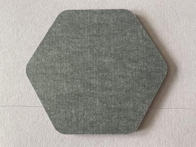 China 20mm Lightweight PET Felt acoustic hexagon panels Various Colors High Sound Absorption for sale