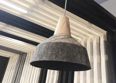 China Room Acoustic Pendant Light / Felt Pendant Light Acoustic Lampshade for sale