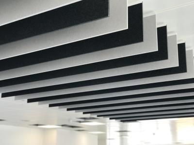 Cina Il suono assorbe il soffitto acustico confonde E0 il piatto del livello 3d in vendita