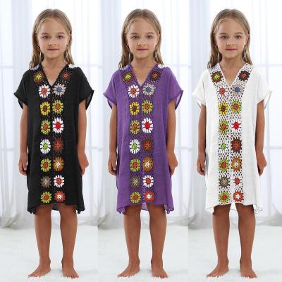 China Factory Direct Breathable Kids Beach Cover Up Kid Beach Wear Kids Cover Up for sale