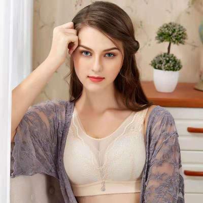 China Factory price female girls underwear wireless bra lace cheap one piece lingerie push up bras for sale