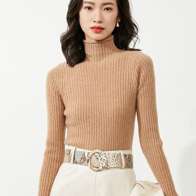 China Cashmere Sweater Women Turtle Neck Sweater Pure Color Knitted Loose Turtle Neck Sweater Wool Sweater Women Pure Color for sale