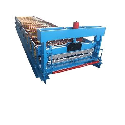 China Hot Selling Glazed Corrugated Hotels Tile Roofing Sheet Cold Roll Forming Making Machine for sale