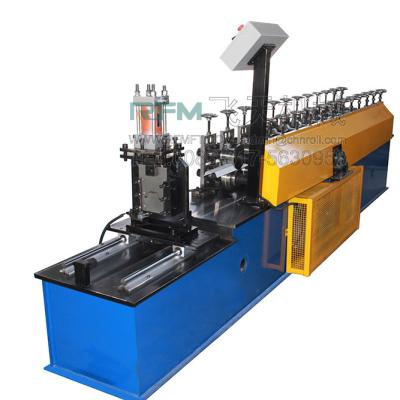 China Hydraulic Cutting Metal Frame Stud And Track Omega Formed Light Steel Cold Roll Forming Machine for sale