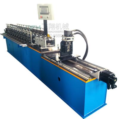 China Hydraulic Cutting Channel Forming Machine Cold Forming Machine Omega Profile Omega Channel Purlin Cold Forming Machine for sale