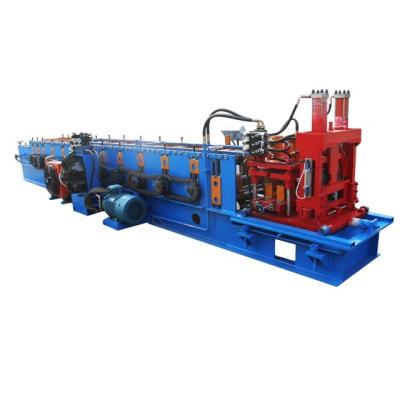 China Garment Shops Mild Steel Band C Shaped Purlin Roll Forming Machine C Channel Making Machine for sale