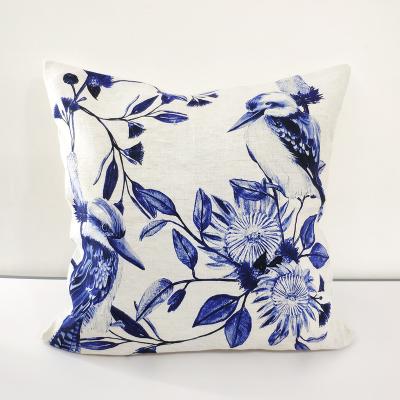 China High End Durable Eco-friendly Pattern High End Dust Mite Anti Dust Floral Cushion Canvas Cover High Quality Finest Price for sale