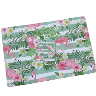 China Viable Wholesale High Quality Color Placemats Sublimation Colored Custom Place Mats From China for sale