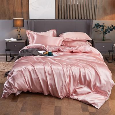 China Sustainable Soft Silky 100% Organic Bamboo Bamboo Sheet Set Bamboo Bedding Set for sale