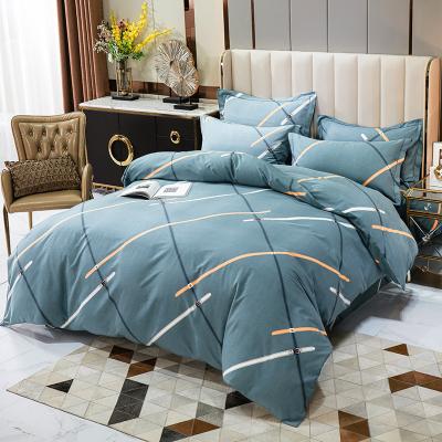 China Nondisposable 100% Oeko-Tex Cotton Bedding Duvet Cover Set Customized Comforter Sheet Set Bedding Set Luxury Cotton for sale