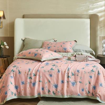 China Viable made in china luxury soft tencel sheets bedding sets covers comforter cotton duvet cover bedding set for sale