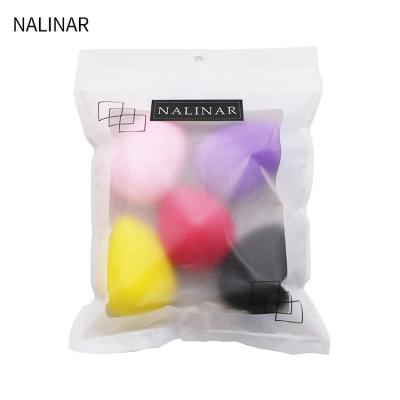 China Amazon New Arrivals Best Seller 5 Pcs Super Soft Black Non-Latex Washable Hydrophilic Foundation Makeup Beauty Sponge Blender for sale