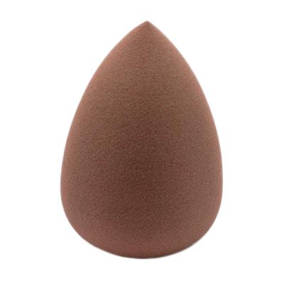 China New Hot Sale Washable Waterdrop Form Brown Color Non-latex Face Beauty Egg Blender Makeup Remover Cosmetic Cleansing Sponge for sale