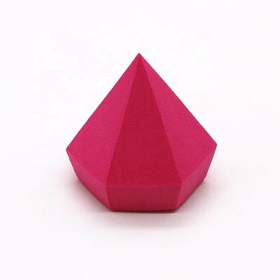 China Hot Selling Washable Customized Diamond Shape Makeup Sponge Powder Beauty Puff Blender Private Label for sale