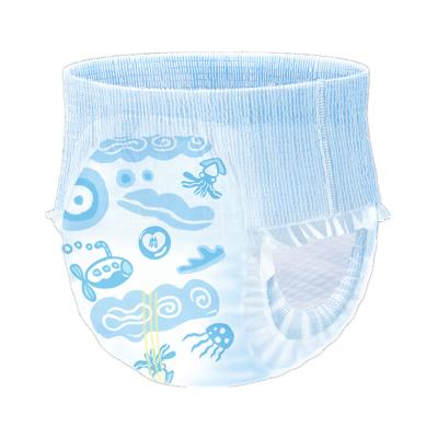 China Premium Quality Diaper Manufacturers Embroidered Disposable Breathable Soft Baby Diaper Pull Up Diapers for sale